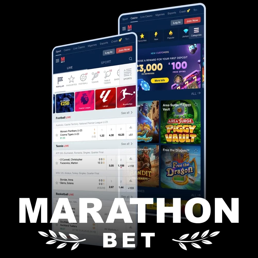 Header app MarathonBet Italia